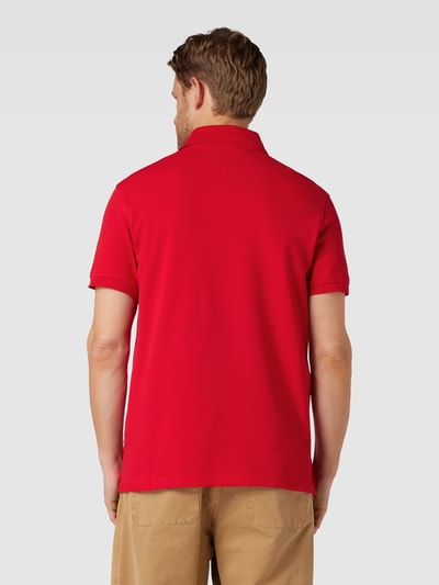 Tommy Hilfiger Poloshirt met labelstitching Rood - 5