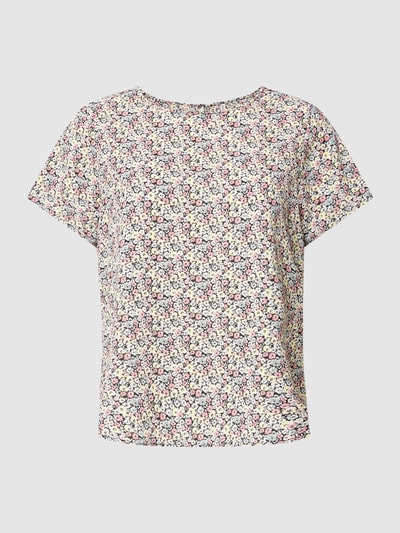 ONLY CARMAKOMA PLUS SIZE blouseshirt met bloemenmotief, model 'Carvica'  Zwart - 2