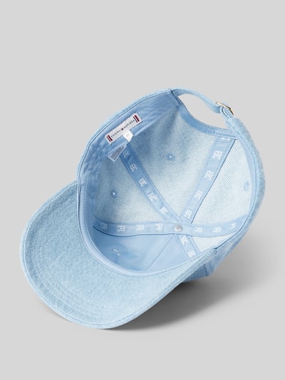 Tommy Hilfiger Czapka z daszkiem z czystej bawełny model ‘EMBROIDERED DENIM CAP’ Jeansowy niebieski 2
