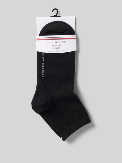 Tommy Hilfiger Korte sokken per 2 paar Zwart - 3