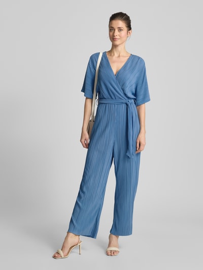 YAS Jumpsuit in wikkellook, model 'OLINDA' Lichtblauw - 1