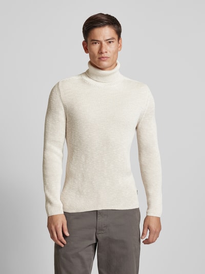 Marc O'Polo Strickpullover mit Rollkragen Weiss 4