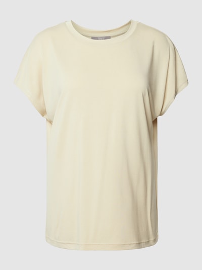 Jake*s Collection T-shirt met kapmouwen Beige - 2