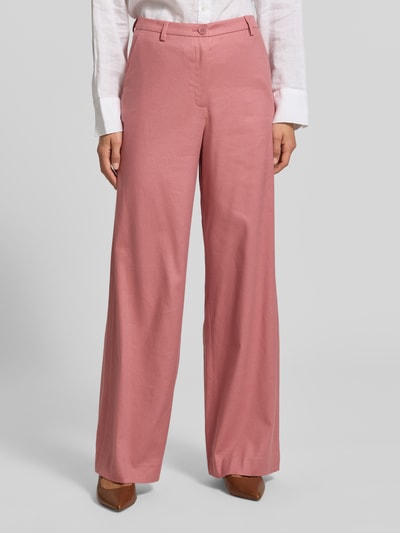 Jake*s Collection Stoffhose mit französischen Eingrifftaschen Altrosa 4
