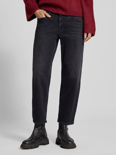 Cambio Barrel Fit Jeans mit Eingrifftaschen Modell 'ELIN' Anthrazit 4