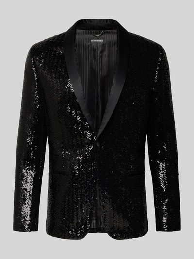 Antony Morato Slim Fit Sakko mit Pailletten Modell 'ROXANNE' BLACK 2