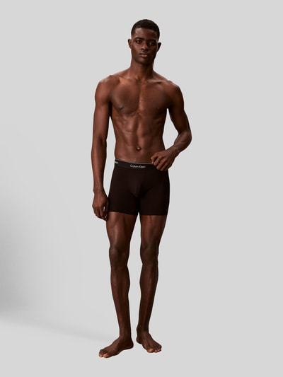 Calvin Klein Underwear Trunks aus Baumwoll-Mix im 3er-Pack Black 1