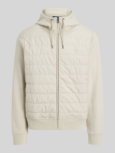Polo Ralph Lauren Regular Fit Strickjacke aus Baumwoll-Mix Taupe 2