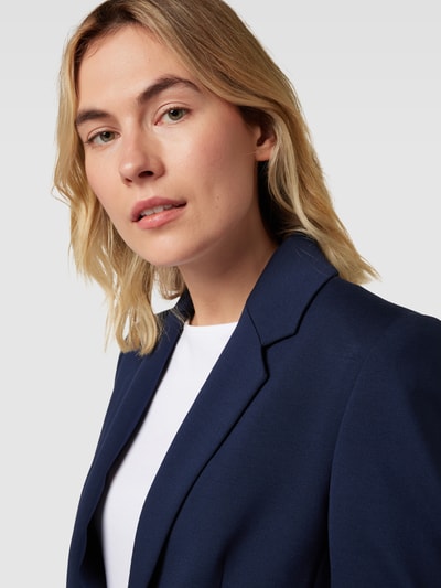 Drykorn Blazer met reverskraag, model 'ATLIN' Marineblauw - 3