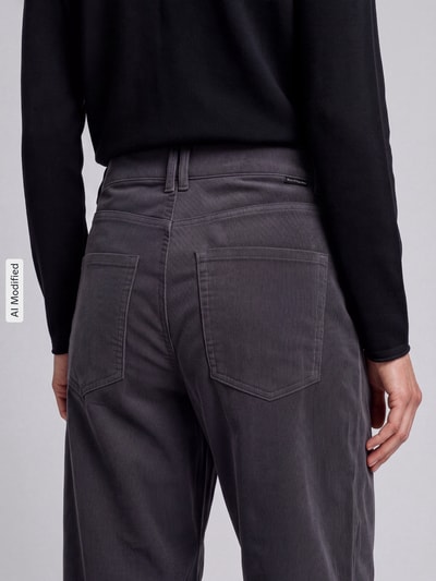 Marc O'Polo DENIM Loose Fit Cordhose aus reiner Baumwolle Anthrazit 3