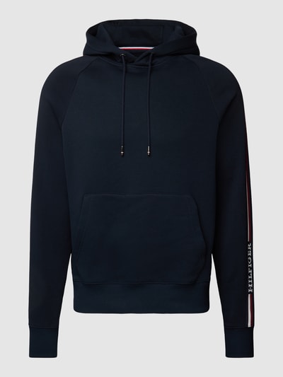 Tommy Hilfiger Hoodie mit Känguru-Tasche und Logo-Streifen Marine 2