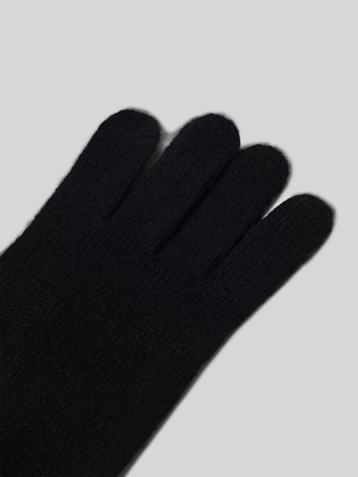 Lauren Ralph Lauren Rękawiczki z detalem z logo Czarny 3