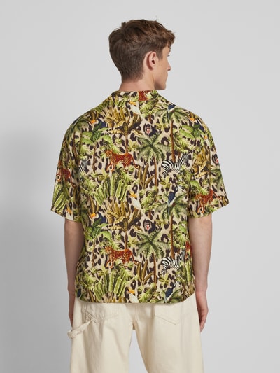 REVIEW Koszula casualowa z listwą guzikową Ziemisty brązowy 5