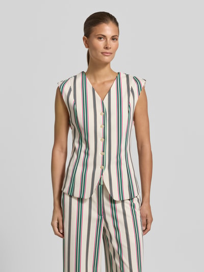 ICHI Weste mit Viskose-Anteil Modell 'Kate' Beige 4