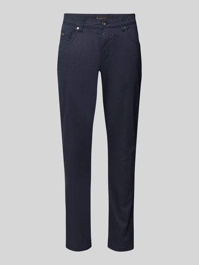 bugatti Regular Fit Hose mit Eingrifftaschen Modell 'CORDOBA' Marine 2