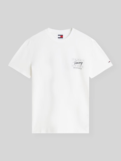 Tommy Jeans regular fit T-shirt van puur katoen met rugprint Wit - 2