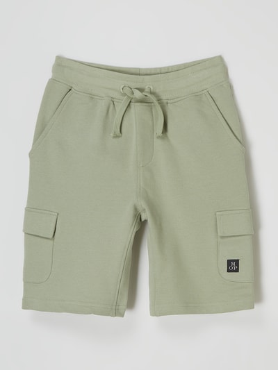 Marc O'Polo Sweatshorts mit Cargotaschen  Schilf 1