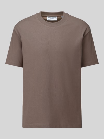 Produktfoto, Relaxed Fit T-Shirt aus reiner Baumwolle von Marc O'Polo DENIM in einfarbigem Braunton, weiche glatte Textur