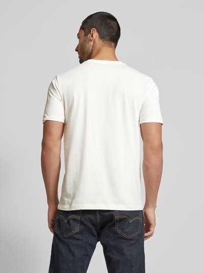 Tom Tailor Denim T-shirt z nadrukiem z logo model ‘Type H’ Złamany biały 5