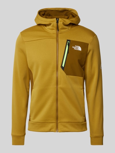 The North Face Trainingsjack met logoprint Mosterdgeel - 2