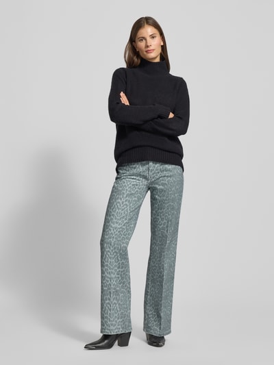 MAC Jeansy z szerokimi nogawkami i 5 kieszeniami Średnioszary 1