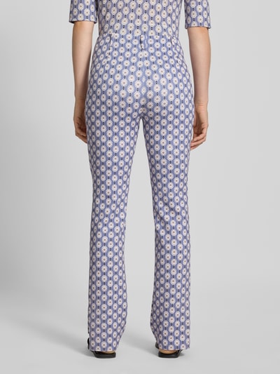 Marc Cain Spodnie o kroju feminine fit z elastycznym pasem Lawendowy 5