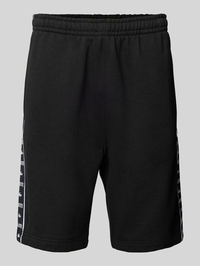 Lacoste Regular Fit Sweatshorts mit Label-Patch Black 2