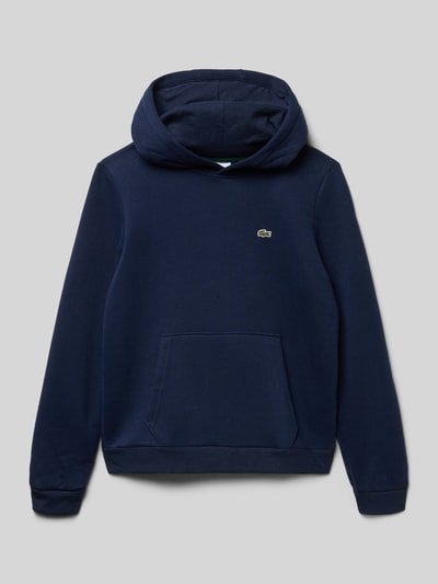 Lacoste Regular Fit Hoodie aus Baumwoll-Mix Marine 1