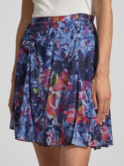 Lauren Ralph Lauren Minirock in A-Linie Modell 'SHASLEY' Bleu Melange 3