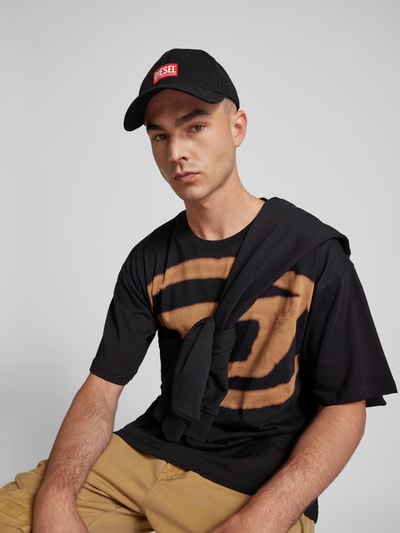 Diesel Basecap mit Label-Detail Black 1