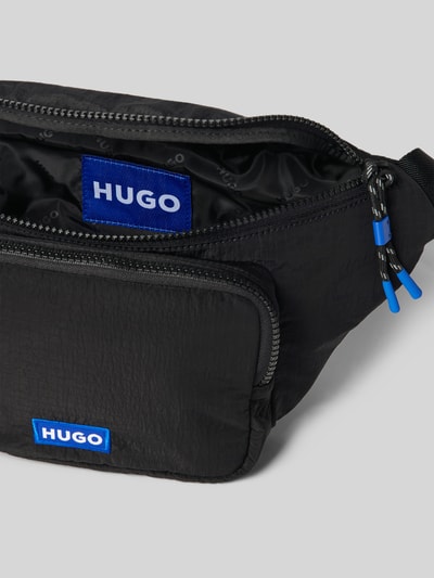 Hugo Blue Bauchtasche mit Label-Detail Modell 'Vytal' Black 4