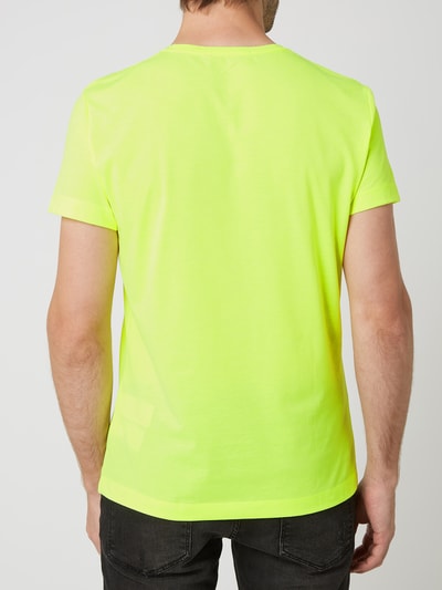 Calvin Klein Jeans T-Shirt mit Logo-Print  Neon Gelb 5