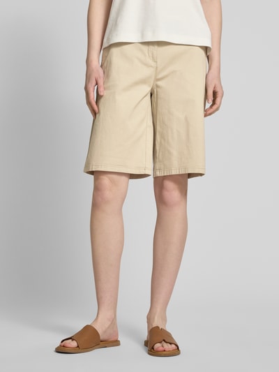 Christian Berg Woman Bermudas mit Gürtel und französischen Eingrifftaschen Sand 4