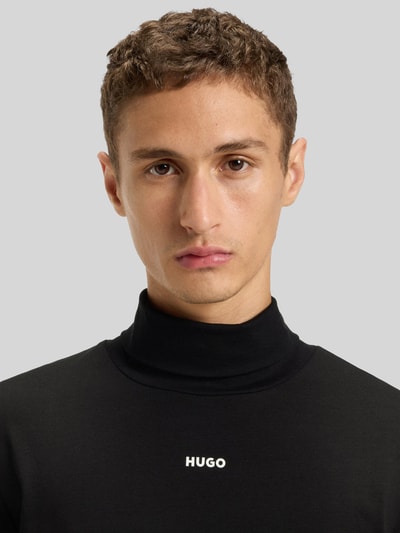 HUGO Golf o kroju regular fit z czystej bawełny model ‘DAPOROLLO’ Czarny 3