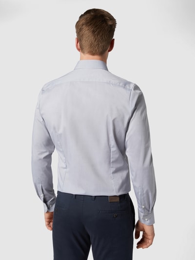 OLYMP Level Five Koszula biznesowa o kroju slim fit z dodatkiem streczu Średnioszary melanż 5