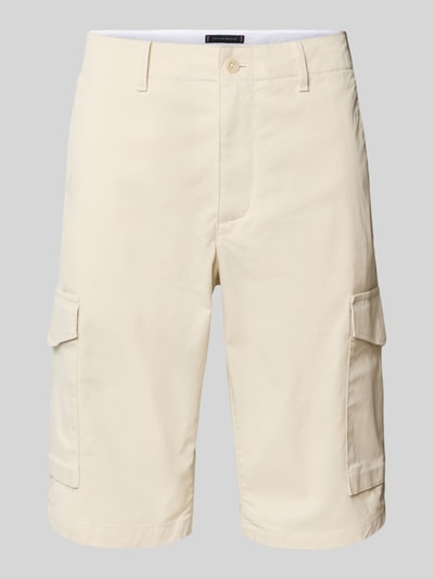 Tommy Hilfiger Szorty cargo o kroju relaxed fit z mieszanki bawełny i elastanu Gliniany 2