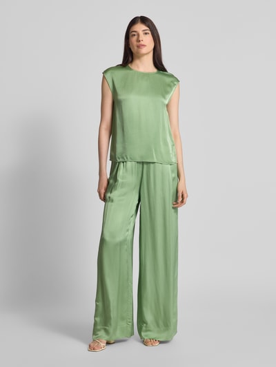 Essentiel Antwerp Wide Leg Hose mit Strukturmuster Modell 'Hollusk' Mint 1