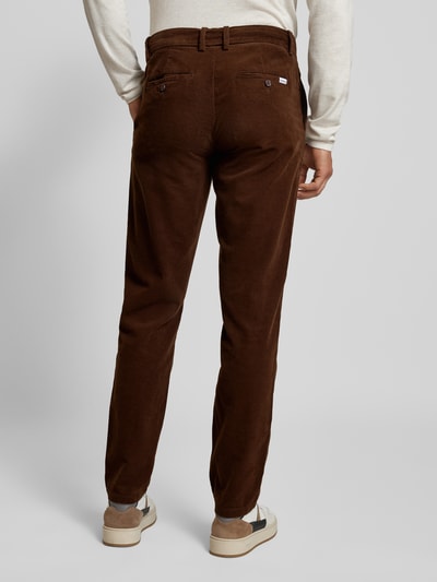 Lindbergh Regular Fit Cordhose mit Gürtelschlaufen Mittelbraun 5