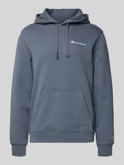 Produktfoto, Hoodie mit Kapuze von CHAMPION z mieszanki bawełny, luźny krój, kaptur, tunel, wyhaftowane logo, kieszeń kangurka, prążkowane wykończenia.
