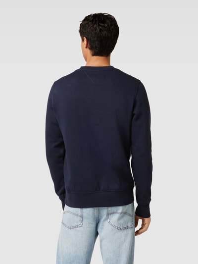 Tommy Hilfiger Sweatshirt met labelstitching c Marineblauw - 5