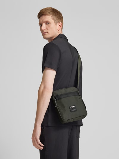 Strellson Torba na ramię z naszywką z logo model ‘marcus’ Khaki 1