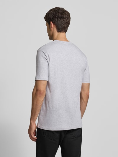 Marc O'Polo Regular Fit T-Shirt aus reiner Baumwolle Hellgrau Melange 5