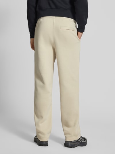 Nike Sweatpants mit Logo-Stitching und Eingrifftaschen Beige 5