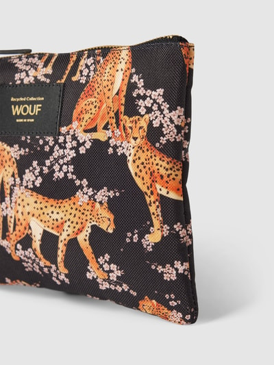 WOUF Pouch mit Animal-Print Modell 'Salome' Black 2