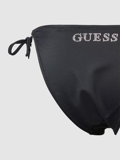 Guess Figi bikini z detalem z logo Czarny 2