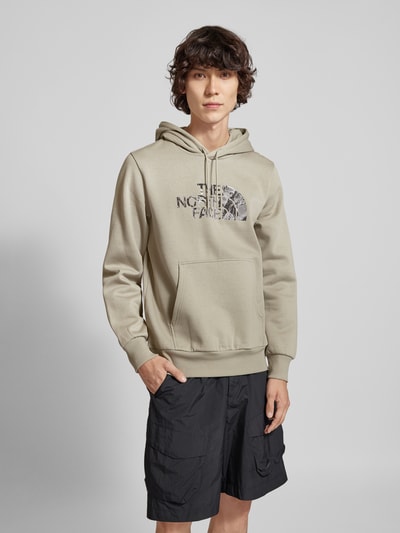 The North Face Hoodie mit Label-Print Mittelgrau 4