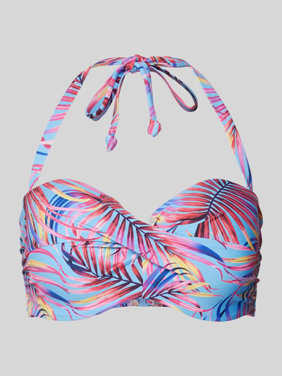 LASCANA Bikini-Oberteil mit Neckholder Blau 1