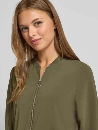 Vero Moda Regular fit blouson met opstaande kraag, model 'COCO' Olijfgroen - 3