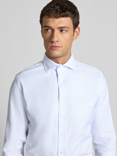 Profuomo Koszula biznesowa o kroju regular fit z kołnierzykiem typu cutaway model ‘Cutaway’ Błękitny 3