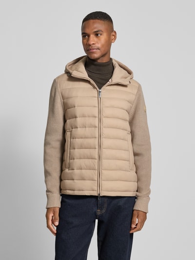 Colmar Originals Regular Fit Steppjacke mit Kapuze und Zweiwege-Reißverschluss Beige 4